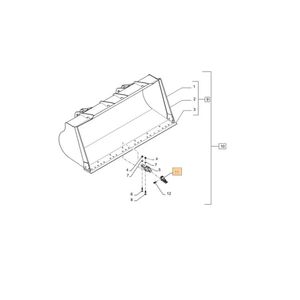 Dente de Aço para Caçamba - CASE 84216225
