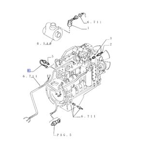 Sensor Elétrico de Pressão - CASE 76072520