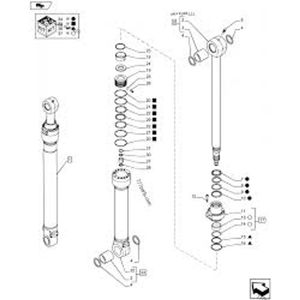 Kit de reparo vedante - Case 71465034