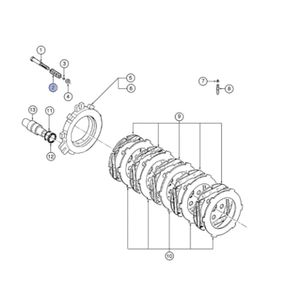 Mola de Compressão - Case 148959A1